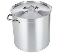 Lacor - 20140 - Olla Recta Con Tapa Chef Aluminio 40 cms