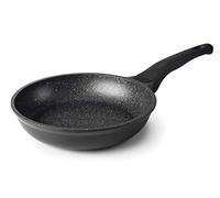 LACOR - 24122 - Sartén Black Eco Piedra Aluminio Fundido 22 cm - Negro