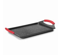 LACOR 24135 Plancha Grill Lisa Eco Piedra, Negro, 33 x 25 cm