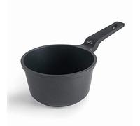 Lacor - 25164 - Cazo Mini de Aluminio Fundido 100% libre PFOA, Antiadherente bicapa, Apto para Inducción, Mango ergonómico, Ø 14 x 8cm, Negro