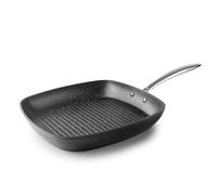 LACOR 27158 - Grill Easy, Aluminio Forjado, Recubrimiento Antiadherente | En aluminio ligero, marca y asa con acabado profesional; antiadherente fácil de limpiar, apto para inducción y horno