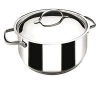 LACOR 32016 - Cacerola con Tapa Basic 16 cm Acero Inoxidable - Profesional | En acero inoxidable, para guisos y cocciones uniformes; ideal para cocina profesional y uso diario en casa, para el día a día