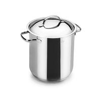 Lacor 32129 - Olla Alta Acero Inoxidable, Incluye Tapa, Cierre de Precisión | En acero inoxidable, para cocidos y grandes cantidades; con 13,5 L de capacidad, aporta un acabado cuidado a tu presentación