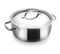 LACOR 32624 - Tartera con Tapa Basic 24 cm Acero Inoxidable - Profesional