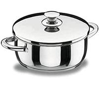 LACOR, 40016, Cacerola con Tapa Vitrocor, INOX, 32 cm