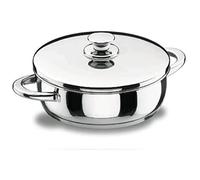 LACOR 40632 - Tartera con Tapa Vitrocor 32cm Acero Inoxidable - Profesional