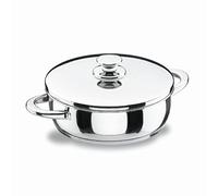 LACOR 40640 - Tartera con Tapa Vitrocor 40cm Acero Inoxidable - Profesional