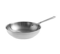 LACOR - 44420 - Sartén Acero Inoxidable 18/10 Cuisine, Sin Antiadherente, Mango Ergonómico, Fondo Full Induction, Apta para Inducción, Horno y Lavavajillas, Ø20cm, Altura 5 cm