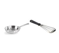 LACOR - 45428 - Sartén Foodie, Sartén Sin Antiadherente, Compatible con todo tipo de Cocina & 60426 - Espátula Flexible Para Pescado Inox 17 cm