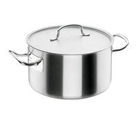 LACOR - 50025 - Cacerola Alta con Tapa Chef Classic 24cm INOX