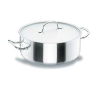 Lacor 50045 - Cacerola, Plata, 45 cm - Uso Profesional y Doméstico