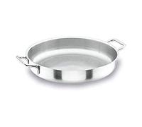 LACOR 50628w - Paellera Sin Tapa Wagner Acero Inoxidable 28cm - Profesional | En acero inoxidable, para arroces y paellas de gran formato; ideal para cocina profesional y uso diario en casa