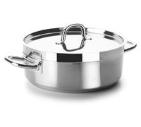 LACOR 54028S: Sartén para asar sin tapa, diámetro de 28 cm, línea Chef Luxe