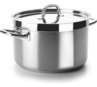 Lacor - 54046s - Olla alta sin tapa, línea Luxe, 45 cm, acero inoxidable