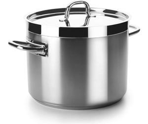 Lacor - 54139s - Olla baja sin tapa, línea Chef Luxe, 40 cm, acero inoxidable