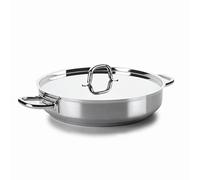 LACOR 54640 - Paellera con Tapa 40 Diámetrocm Chef Luxe Acero Inoxidable