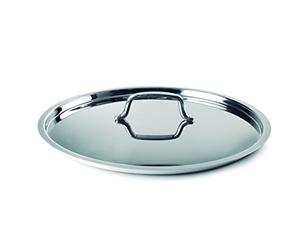 LACOR 57920 - Tapa Eco Chef 20cm Acero Inoxidable - Hostelería y Buffet | En acero inoxidable, conserva el calor y evita salpicaduras; ideal para cocina profesional y uso diario en casa