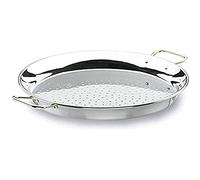 LACOR 60142 - Paellera Valenciana, Acero Inoxidable 18/10, 42 cm
