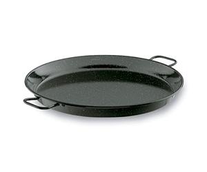LACOR 60186 - Paellera Hierro Smalt, Mini Paellera, Sartén para Paellas | En hierro robusto, para arroces y paellas de gran formato; de 36 cm de diámetro, aporta un acabado cuidado a tu presentación