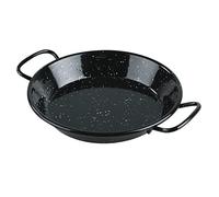 LACOR - 60188 - Paellera Hierro Smalt, Mini Paellera, Sartén para Paellas, Ideal para Presentar, Servir y Cocinar, Cubierta con Acero Esmaltado, Ø28 cm