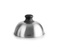 Lacor - 60256 - Campana para Hamburguesas, Acero Inox - Ø16 cm | Cocción uniforme que conserva jugos y nutrientes. Pomo PP ergonómico. Para gas, eléctrica e industrial.