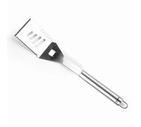 Lacor - 60263 - Espátula BBQ, Acero Inoxidable, Mango Ergonómico, Apto para Lavavajillas, 45,5 cm, Inox