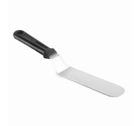 LACOR - 60482 - Espátula acodadada - Acero inoxidable - Mango ergonómico - 15 x 4 cm - Apta para el lavavajillas