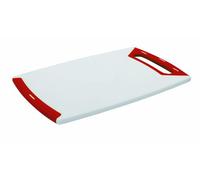 LACOR 60503 - Tabla De Corte Polietileno 42x25, 5x1 cms - Acero Inoxidable | En plástico apto para alimentos, superficie de corte higiénica y estable; ideal para cocina profesional y uso diario en casa
