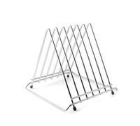 Lacor 60579 - Soporte para Tablas de Cortar Cocina, Utensilios de Cocina | En acero inoxidable, organiza y mantiene todo a mano; base antideslizante, ideal para cocina profesional y uso diario en casa