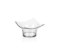 LACOR 60782 - Bol Cuadrado Degustare Transparent, Set de 6 Unidades