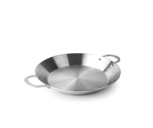 LACOR 60840 - Paellera TriChef - Acero inox 18/10, 40 cm, Sin Antiadherente | En acero inox 18/10, cuerpo 3 capas, ideal para arroces y paellas; 6 raciones, apta para inducción y horno, libre de PFAS