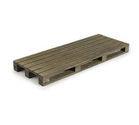 Lacor - 61057 - Mini Palet Presentación de Alimentos, Madera 100% Abedul, Resistente y duradero, 40x15cm, Ecológico.