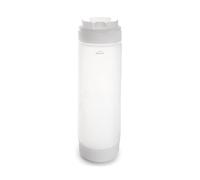 Lacor - 61979 - Botella Biberón, Recipiente para Salsas, Bote para Salsas, Polipropileno, No Gotea, Boquilla de Silicona, Libre de BPA, 600 ml