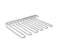 LACOR 62268 Colgador de Copas, Soporte Copas Techo o Pared, Incluye Herramientas de Montaje, Acero Inoxidable, Metálico, 45 x 31 cm
