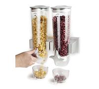 Lacor 62542 - Dispensador de Cereales Giratorio de Pared Doble, 2x1'50