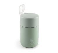 Lacor - 62635 - Termo para Alimentos Flora, Botella Térmica, Bote Térmico, Acero Inoxidable, Doble Pared, Libre de BPA, 8,5 cm, 360 ml, Azul