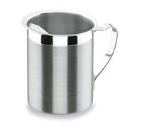 LACOR 62720 - Jarra con Reten Acero Inoxidable 2 litros - Mesa y Hostelería | En acero inoxidable, para servir y conservar bebidas; con 2 L de capacidad, resistente y pensado para el uso intensivo diario