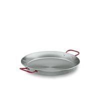 LACOR 63643 - Steel Pro Paellera Clásica de Acero al Carbono, 42 cm, 10 Raciones, Apta para Gas, Vitrocerámica y Cocina Eléctrica