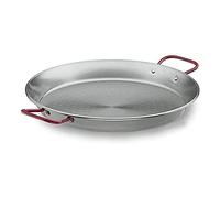 LACOR 63656 - Steel Pro Paellera Clásica de Acero al Carbono 55 cm, 16 Raciones, Apta para Gas, Vitrocerámica y Cocina Eléctrica