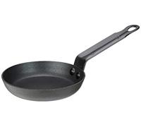 LACOR 63712 - Sartén Blinis Ferrum Hierro Antiadherente 12 cm. - Negro | En hierro robusto, para dorar, freír y saltear a diario; antiadherente fácil de limpiar, práctico y fácil de guardar