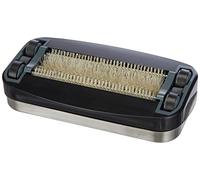 Lacor – Cepillo recoge migas de mesa 64407 – Acero inoxidable, 3 cepillos rotativos, fácil vaciado