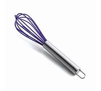 Lacor 64429 - Batidor silicona morado 23 cms - Uso Profesional y Doméstico | En silicona flexible, para montar, emulsionar y mezclar; ideal para cocina profesional y uso diario en casa, de gran utilidad