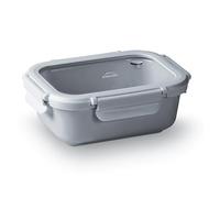 LACOR - 64631 - Recipiente Ceram Grey, Cerámica, 650 ml, Apto para microondas, Apto para horno, 100% hermético, Libre de plomo, cadmio y níquel, ClipLock System