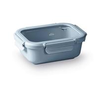 LACOR - 64640 - Recipiente Ceram Blue, Cerámica, 400 ml, Apto para microondas, Apto para horno, 100% hermético, Libre de plomo, cadmio y níquel, ClipLock System