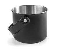 LACOR 65414-Cubitera Inoxidable, 14 cm, Acero 18/10, 1'5 L Moon Black