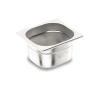 Lacor 66610 - Cubeta Gn 1/6 176x162x100 Acero Inoxidable 18/10 - Hostelería