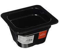 Lacor 66610J - Cubeta negra melamina gn 1/6 176x162x100 - Uso en Hostelería