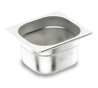 Lacor 66610Z - Cubeta Gn 1/6 176x162x100 Acero Inoxidable - Uso Profesional