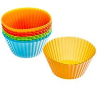 LACOR 66745 - Set 12 moldes muffin | Silicona | Libre de BPA | Para horno |