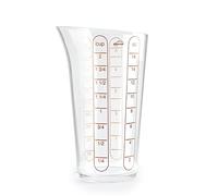LACOR - 67075 - Vaso Medidor Básico, Recipiente con Medidas, Medidor de Líquidos, Plástico de Máxima Calidad, Libre de BPA, 8.5 cm, 0.5 L